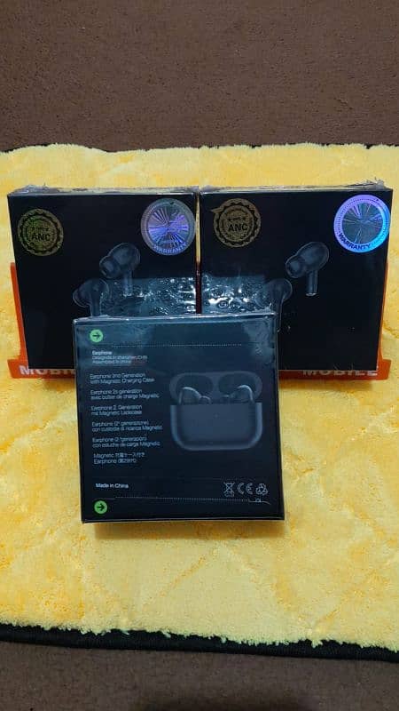 Airpods pro 2 Black 2nd generation With buzzer All function 1