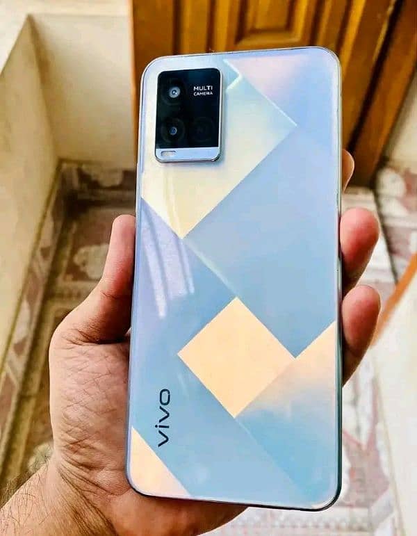 03237004371 vivo Y21SE Nebula blue shinny color special edition 3