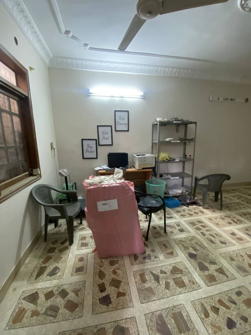 PORTION AVAILABLE FOR OFFICE PURPOSE ( ONLY FOR SILENT COMMERCIAL) BACK SIDE OF AL MUSTAFA HOSPITAL 1