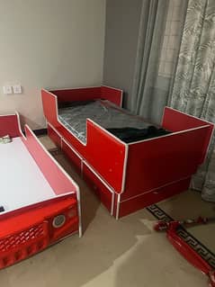 pair of single bed for kids