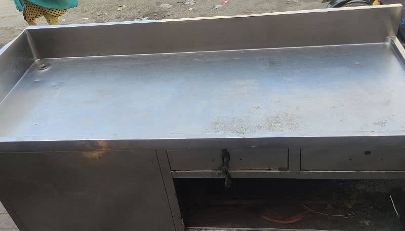 stainless steel display counter 2