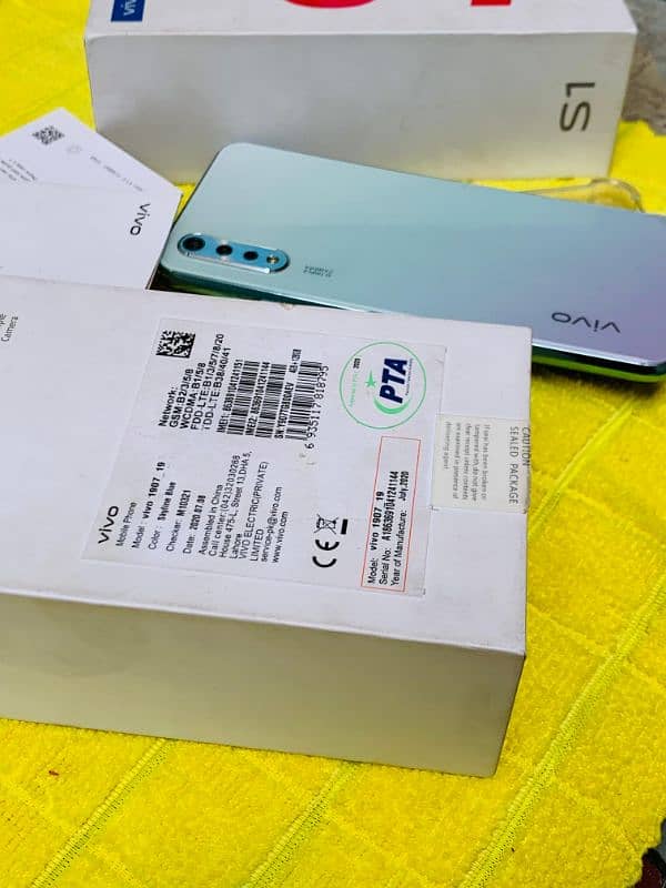 vivo s1 official pta with box 4gb 128gb 2