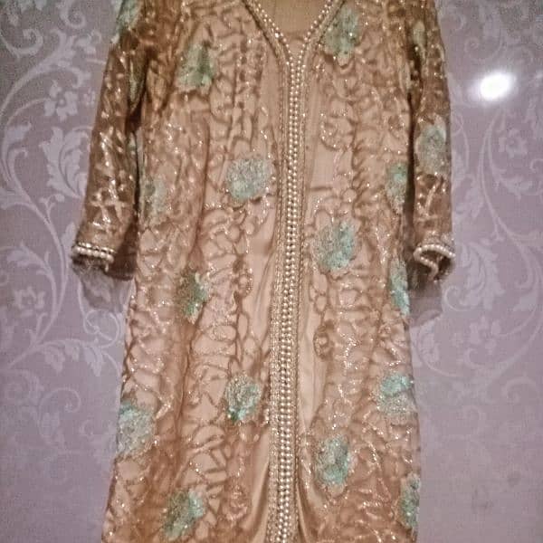 3 pices net fabric ready to wear medium to large size dreses 0