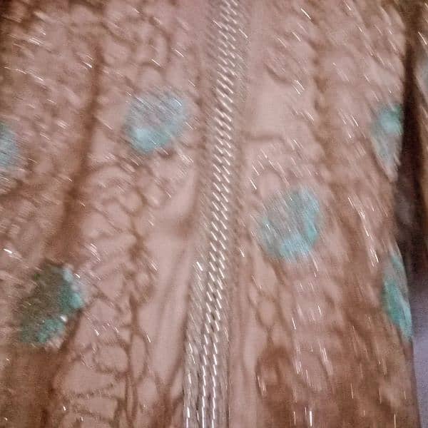 3 pices net fabric ready to wear medium to large size dreses 2