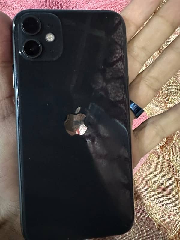 iPhone 11 non pta sim working black 95health tru tone Face ID full ok 0