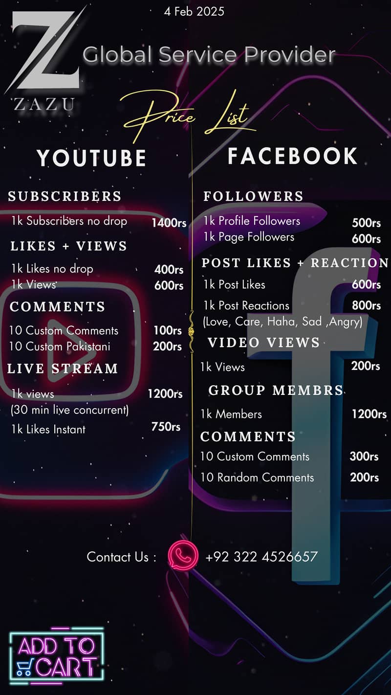 Social media Followers likes views Instagram Tiktok Youtube CapCut pro 2