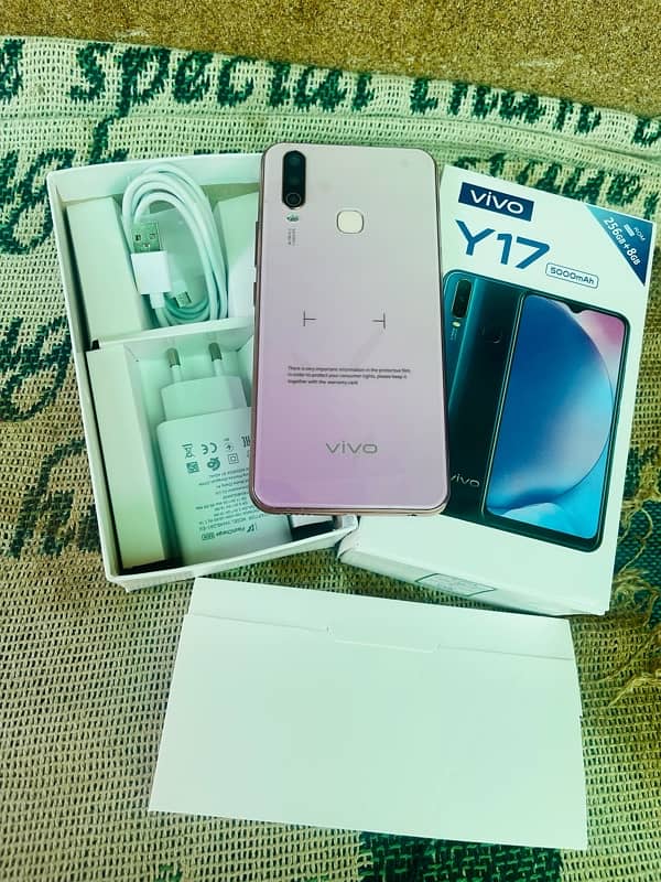 Vivo Y17 (8gb/256gb)urgently Sale 0