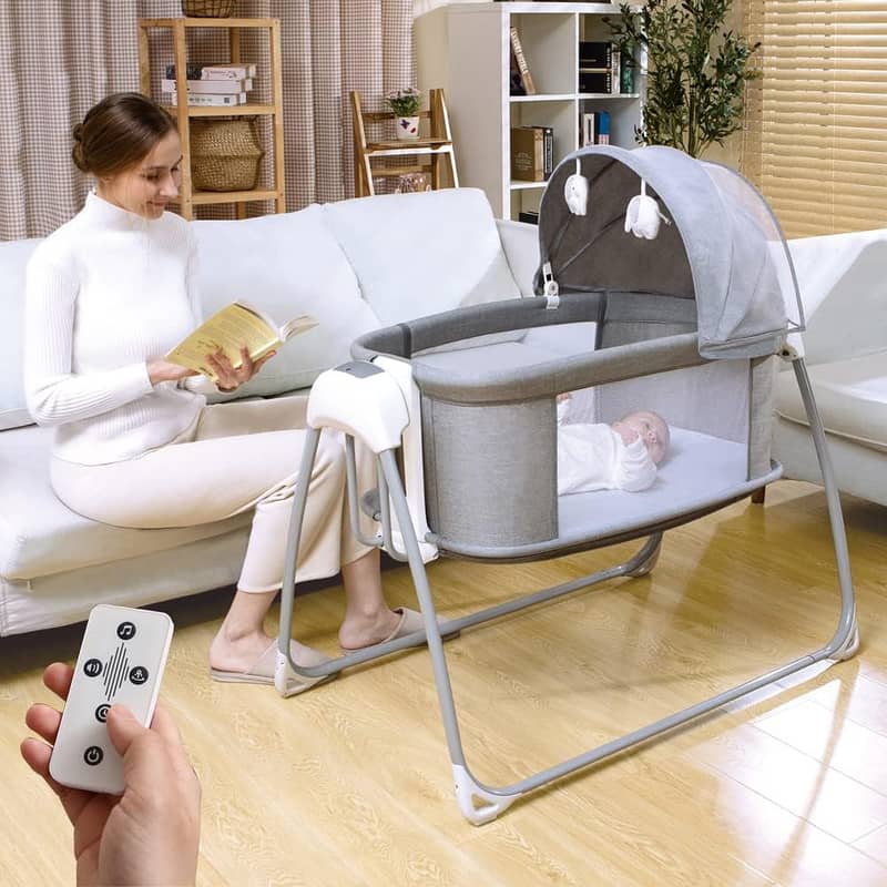 Mastela 4 in 1 & 3 in 1 | Kids Electric Baby Swing cot | 03015157031 3