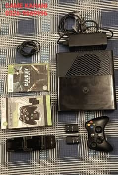 XBOX 360E + 1 Genuine Controller 10/10 like new totally Sealed.