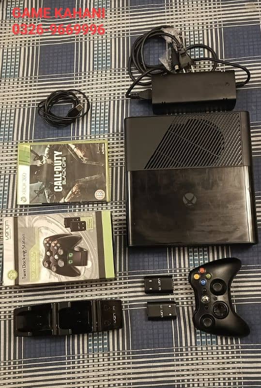 XBOX 360E + 1 Genuine Controller 10/10 like new totally Sealed. 0