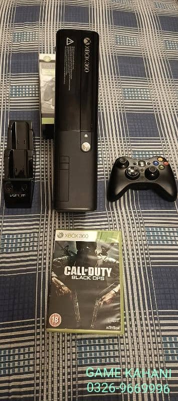 XBOX 360E + 1 Genuine Controller 10/10 like new totally Sealed. 2