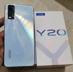 vivo y20  4/64gb with box condition 100%