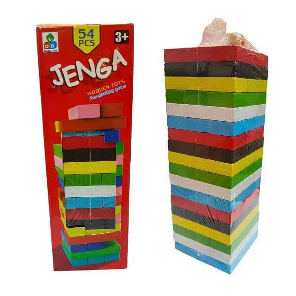 48 Pcs Wood Block Jenga 0