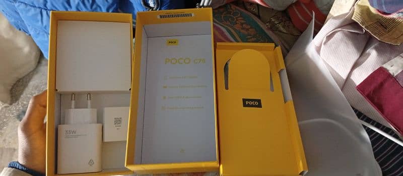 Xiaomi Poco C75 just box open 8/256 2