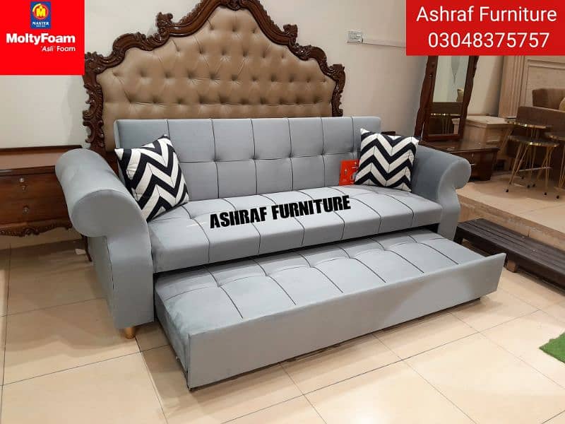 Sofa cum bed/Double cumbed/Sofa/LShape/Combed/Dewan/Double bed/Bed set 4