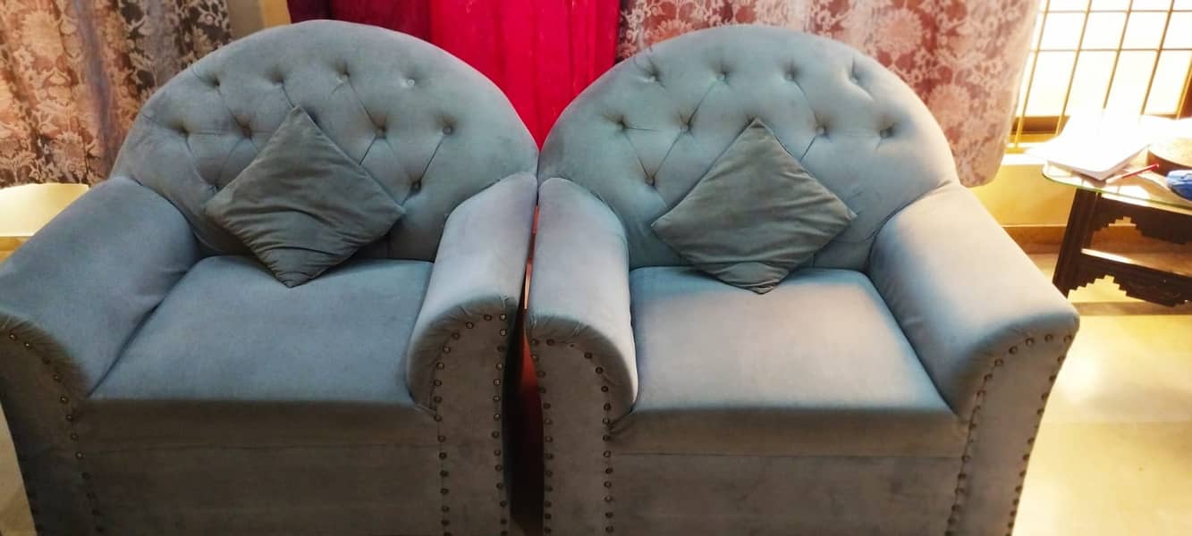 Sofa Set with Cushions 0