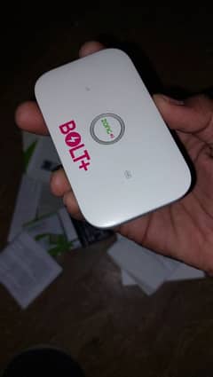 Zong Bolt 4g Internet Device & wifi device