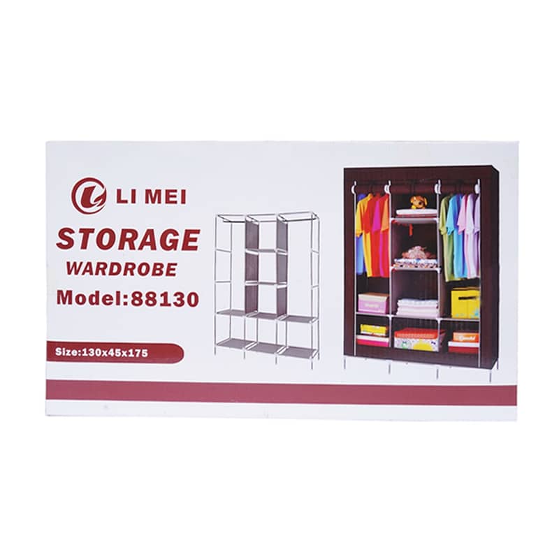 3 Layer Storage Wardrobe ,88130 model 1