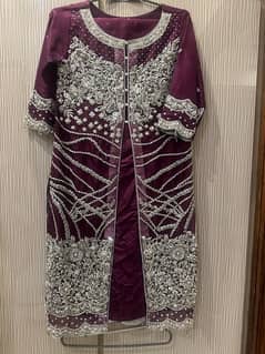 large size dress in adda work full heavy work available