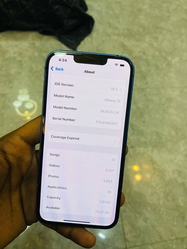 iphone 13 128 gb non pta jv unlock  water pack 7