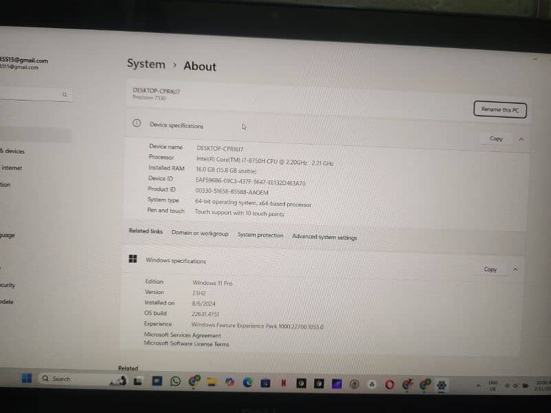 Dell Precision 7530 For Sell 2