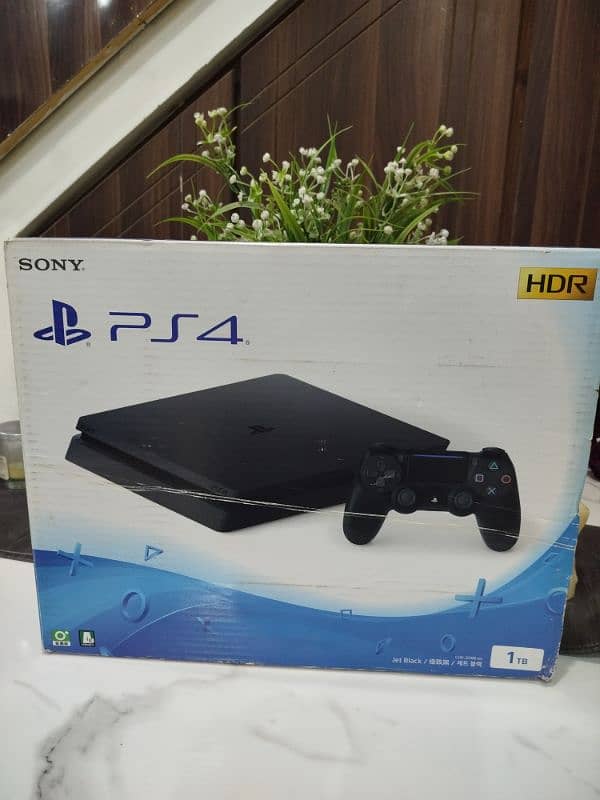 Playstation4| PS4 |  1TB | jet black colour | game 0