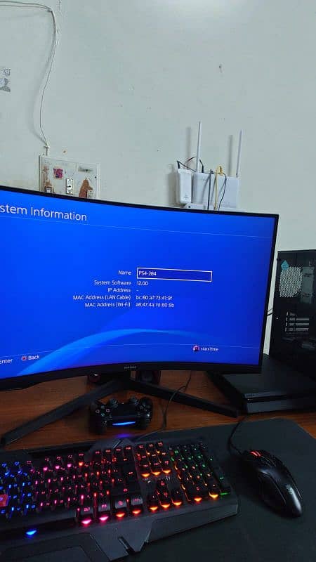Ps4 Slim 500gb 2 Original Controllers & Games 5