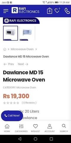 Dawlance oven