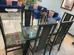 Sofa Set & Dining Table With 6 Chairs