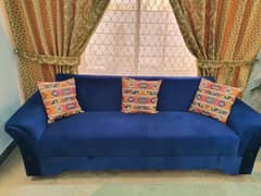 Sofa Set & Dining Table With 6 Chairs