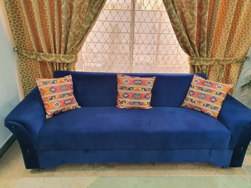 Sofa Set & Dining Table With 6 Chairs 0