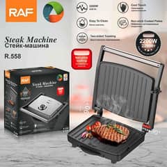 RAF PANINI GRILL MAKER NEW PRESS SANDWICH BURGER STEAK VEGGIE NONSTICK