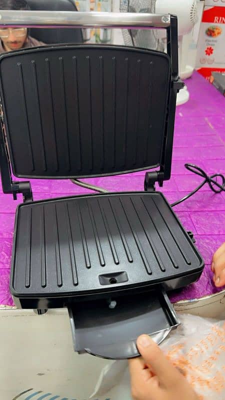 RAF PANINI GRILL MAKER NEW PRESS SANDWICH BURGER STEAK VEGGIE NONSTICK 8