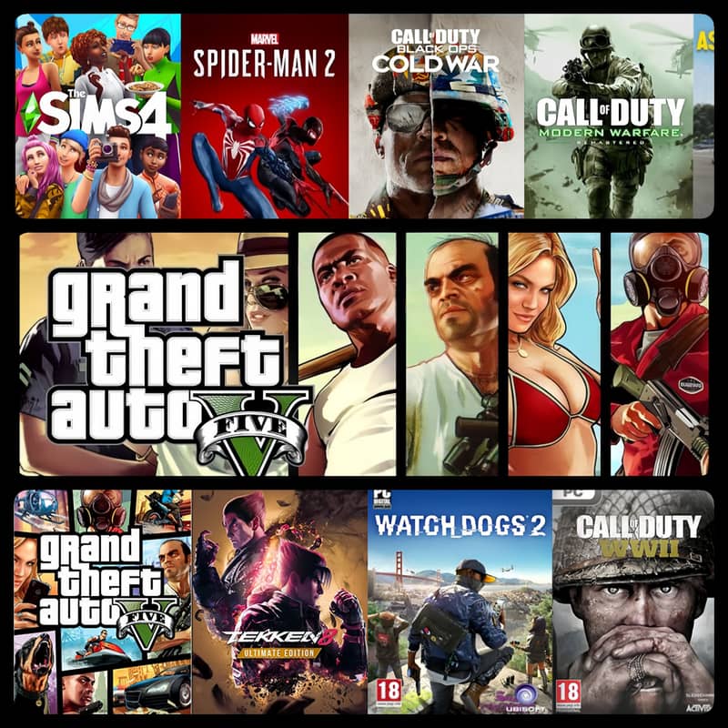 GTA V•FORZA HORIZON 5•CRICKET 24 PC GAMES INSTALL KRWAYE ALL OVER PAK 0