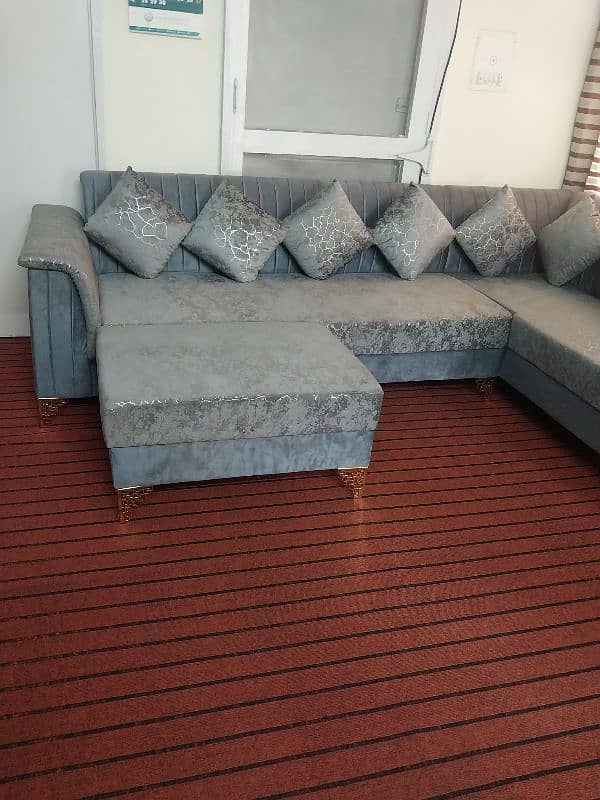 Latest L shape 7 seater  sofa 6