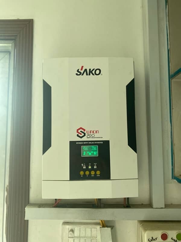 solar inverter+ 4 batteries 6