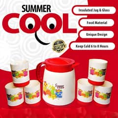 summer cold jug glass