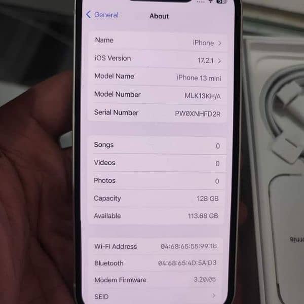 I phone 13 mini 128 GB PTA approved 2