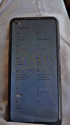 OPPO A54 PTA APROVED. front screen normal Damage but Running 10/10