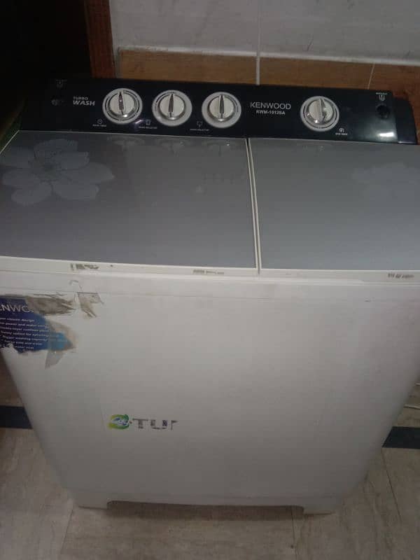 Kenwood dual tub washer dryer just like new 03008125456 7