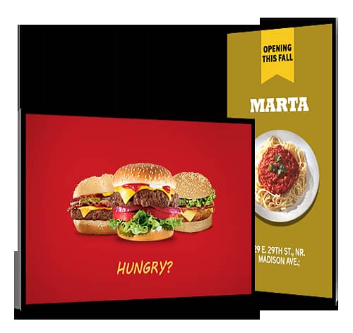 Digital Menu Boards for Restaurants and Cafe's 1