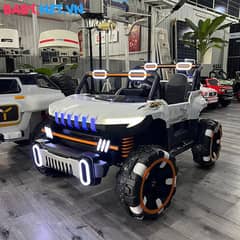 Big Size 2 Seater Jeep Rechargeable Off-road Remote Controlled & Self