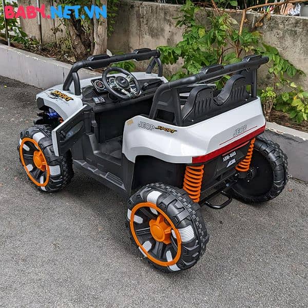 Big Size 2 Seater Jeep Rechargeable Off-road Remote Controlled & Self 2