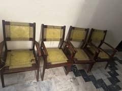 4 chairs