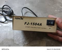 FJGear FJ-1504A 150Mhz 5 Port VGA Splitter