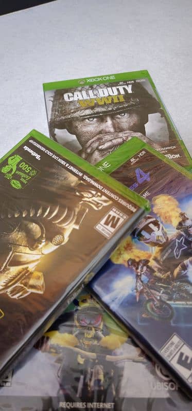 4 Brand New Sealed Xbox One games cds 3