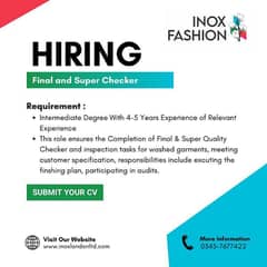 Job in Inox Fashion