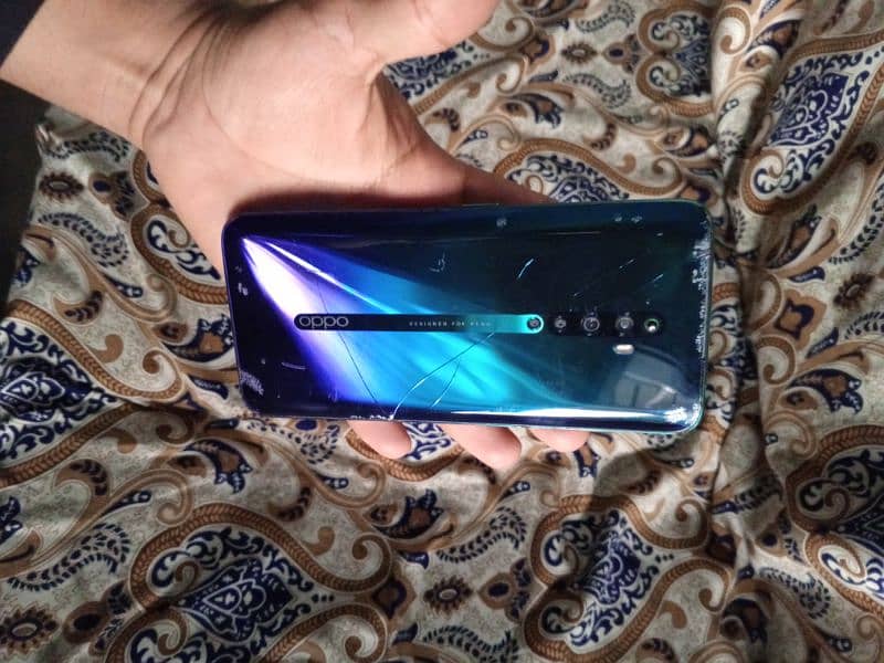 oppo reno 2f  8 gb raam 256 gb memory penal change 1