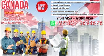 Work Pemit Visa, vacancies Available, Staff Required, Jobs In Canada