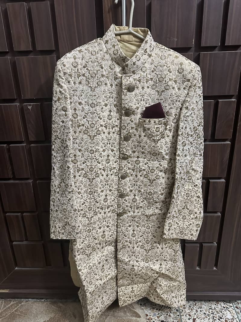 Sherwani for sale 1 time used 0